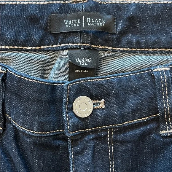 White House / Black Market Mid-Rise Jeans (12L) - Picture 2 of 8